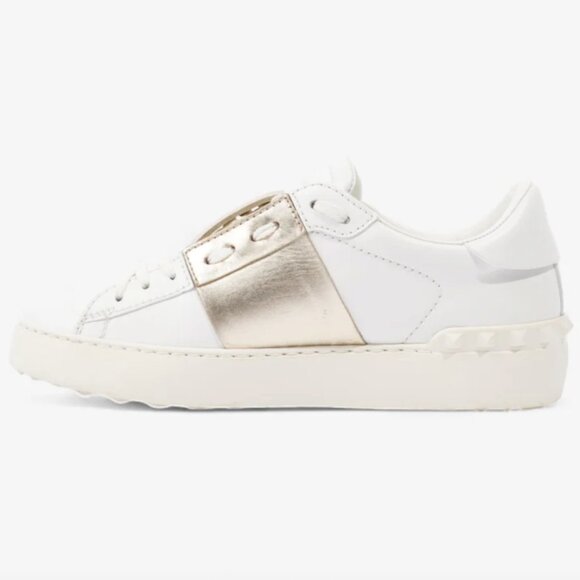 Valentino Garavani Rockstud Round Tote Low-Top Sneakers × 1 IT38 / White - Picture 12 of 16